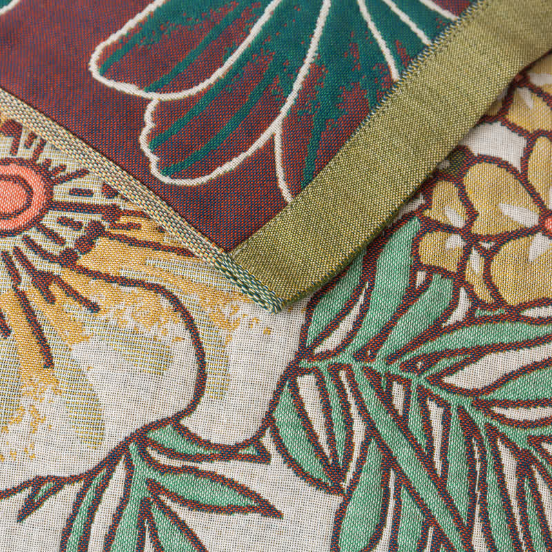 Pure Cotton Floral Bath Towel Beach Towel