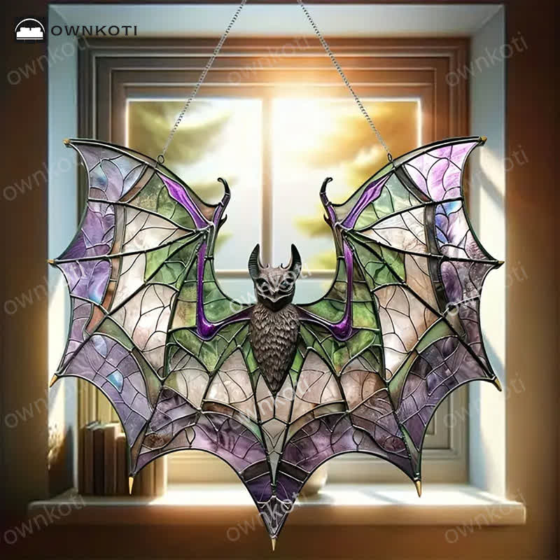 Halloween Acrylic Bat Window Hanging