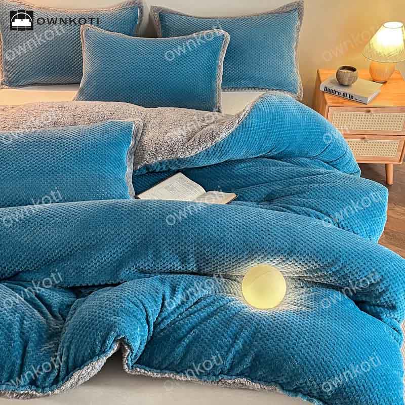 Sherpa Fluffy Warm Winter Quilt Blanket