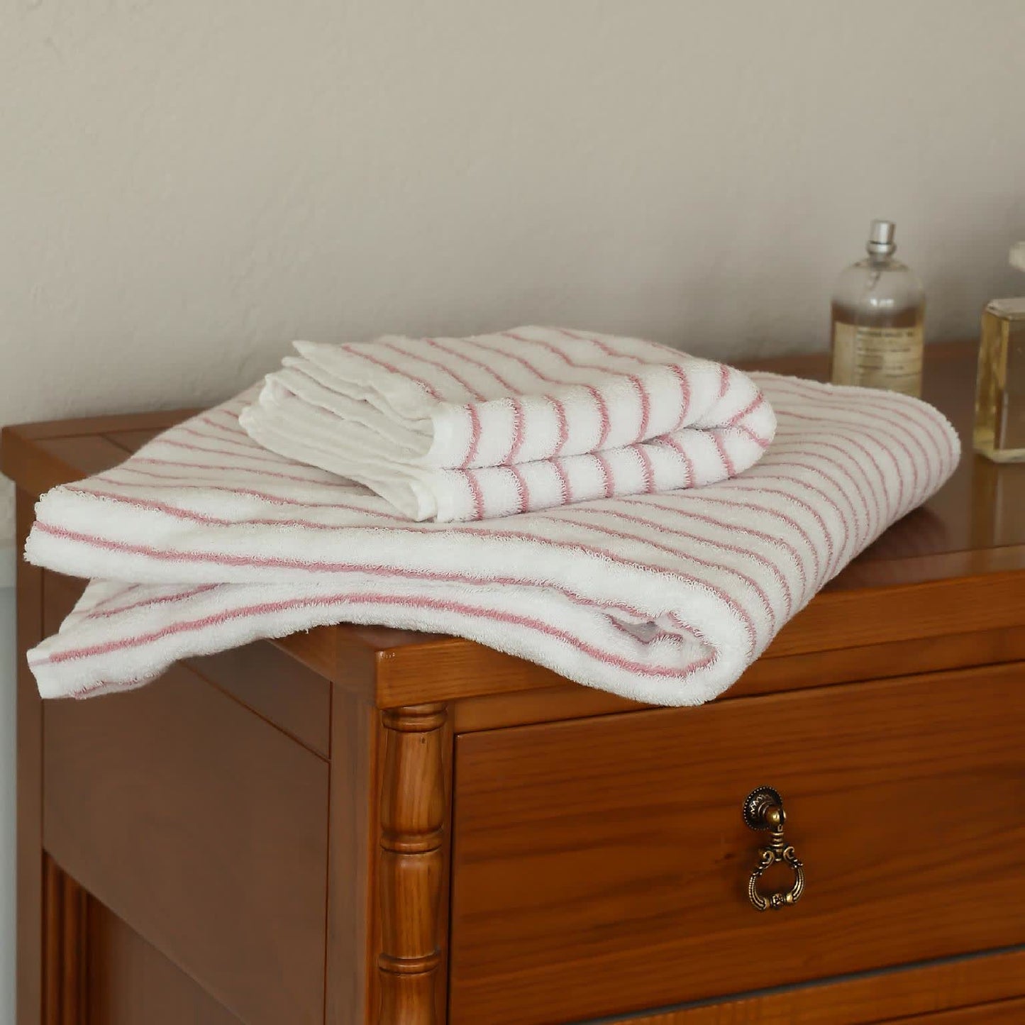 Combed Cotton Striped Water-absorbent Towel