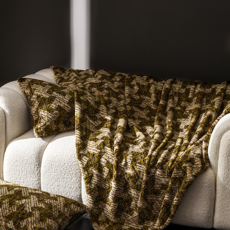 Velvet Windmill Sofa Throw Blanket