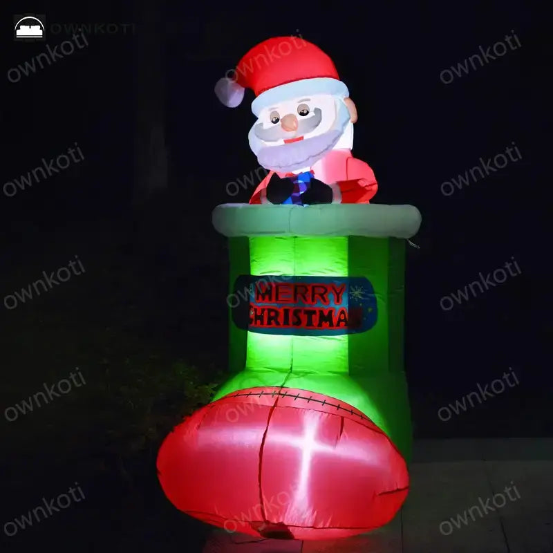 Christmas Dynamic Inflatable Decoration with LED Lights