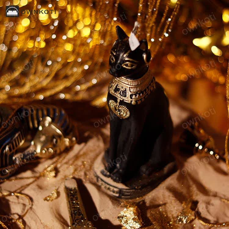 Egyptian Cat Home Decor Scented Candle