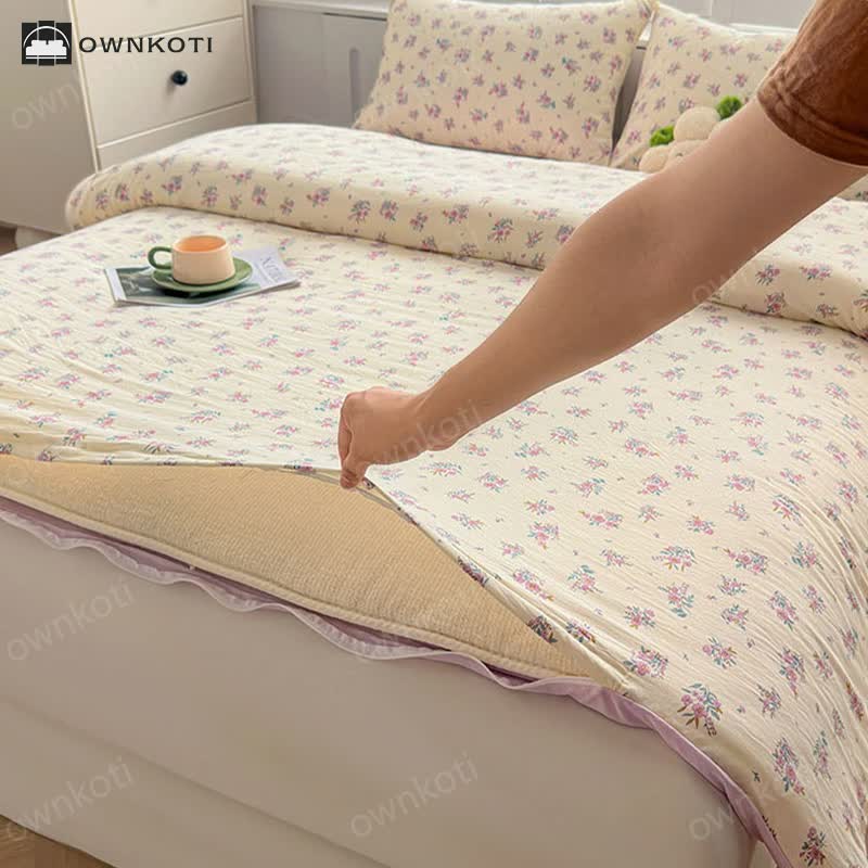 Rural Style Duvet Cover with Comforter