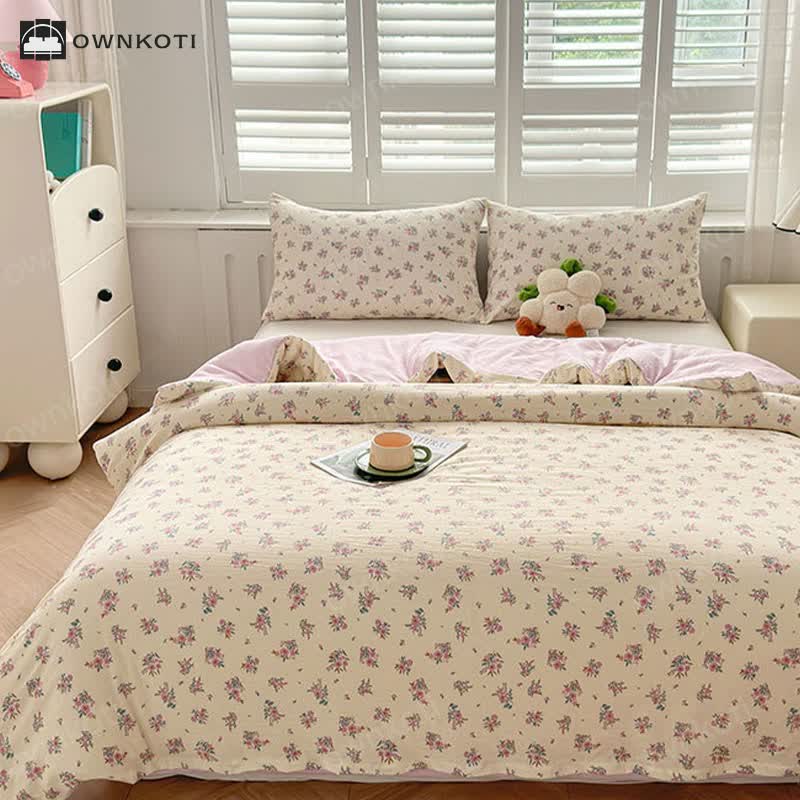 Rural Style Duvet Cover with Comforter