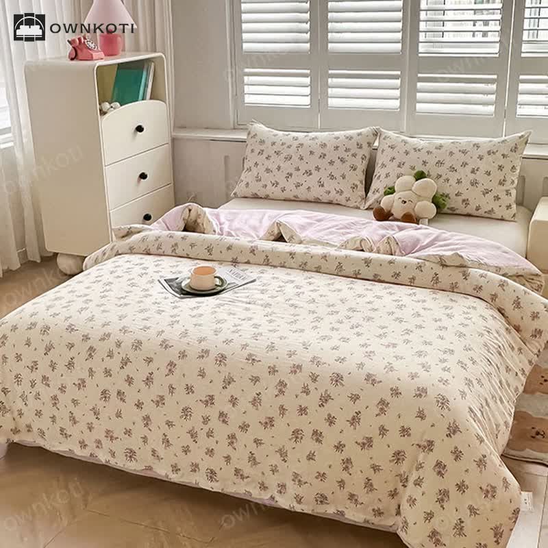 Rural Style Duvet Cover with Comforter