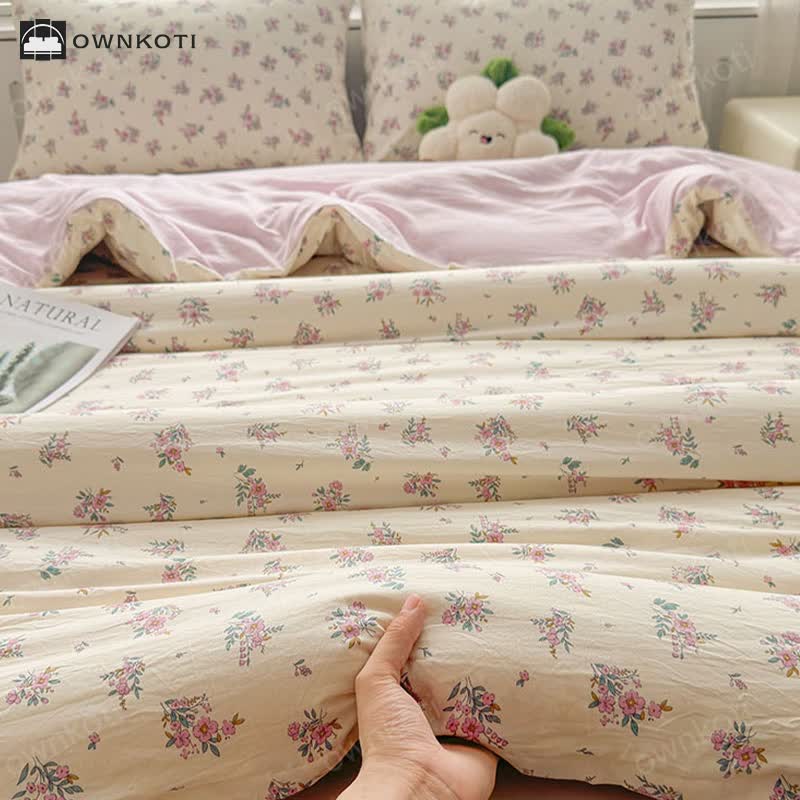 Rural Style Duvet Cover with Comforter