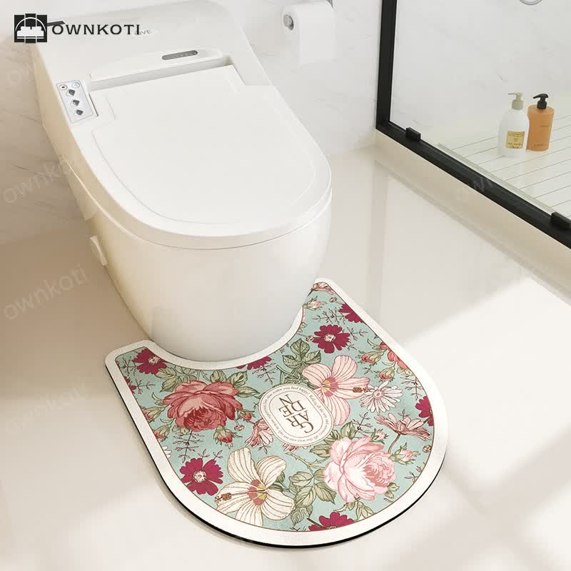 Pastoral Water-absorbent Bath Mat