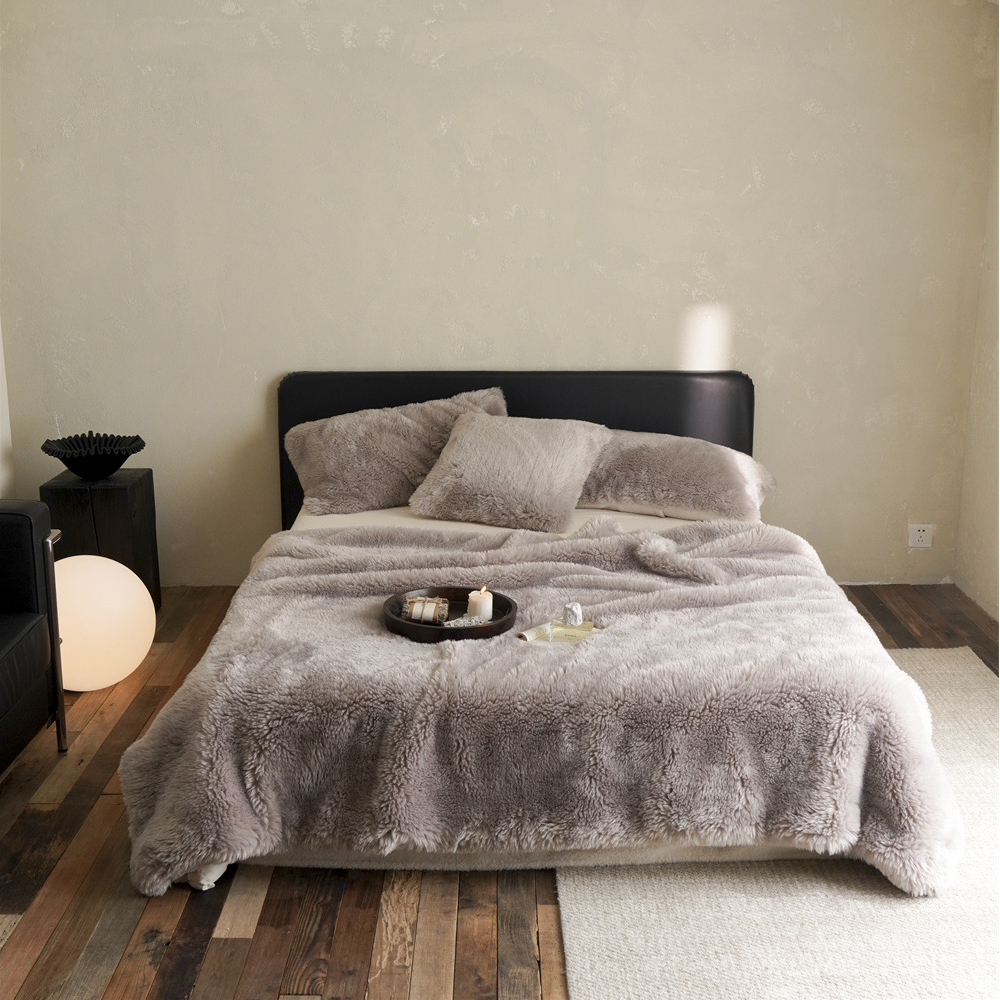 Solid Color Double-sided Fleece Blanket