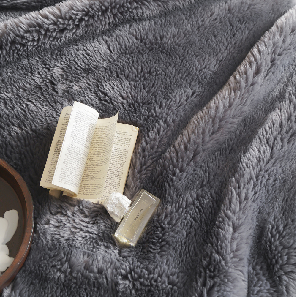 Solid Color Double-sided Fleece Blanket