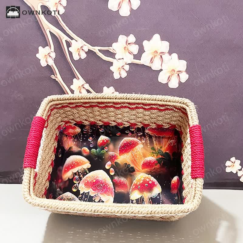 Farmhouse Style Handmade Storage Basket