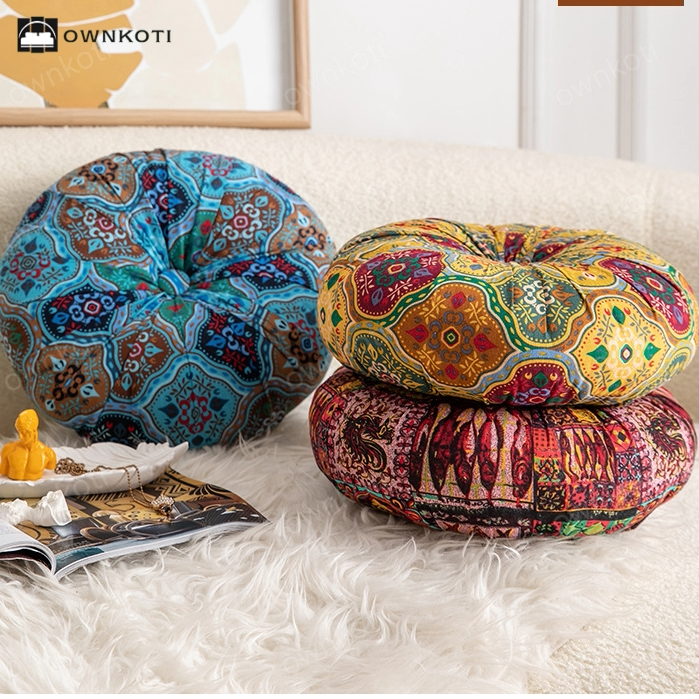 Bohemian Soft Window Floor Chair Cushion