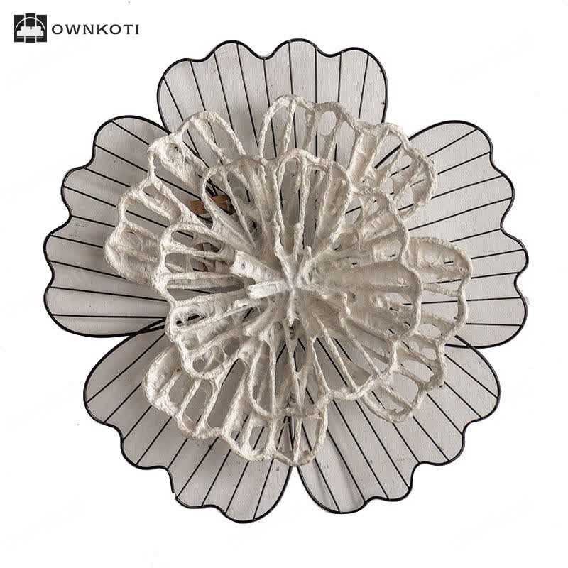 Vintage Iron Sunflower Wall Hanging Decor