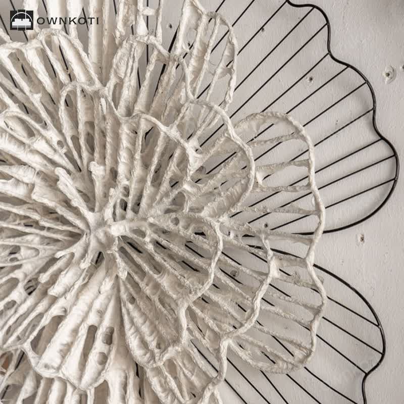 Vintage Iron Sunflower Wall Hanging Decor