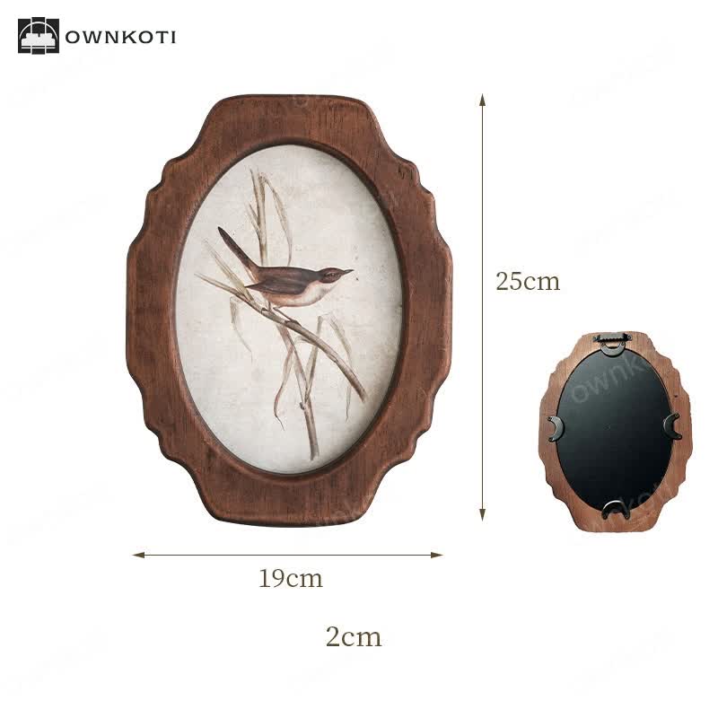 Vintage Wall Hanging Decorative Bird Picture Frame