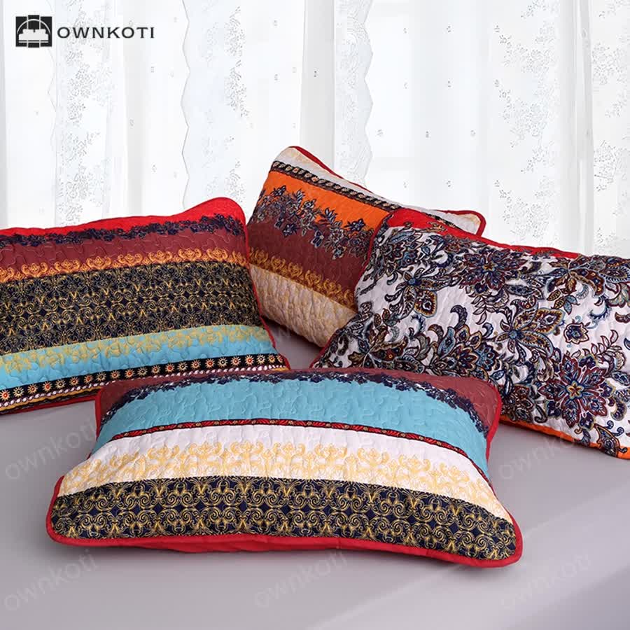 Bohemian Quilted Soft Coverlet Bedding Set(3PCS)