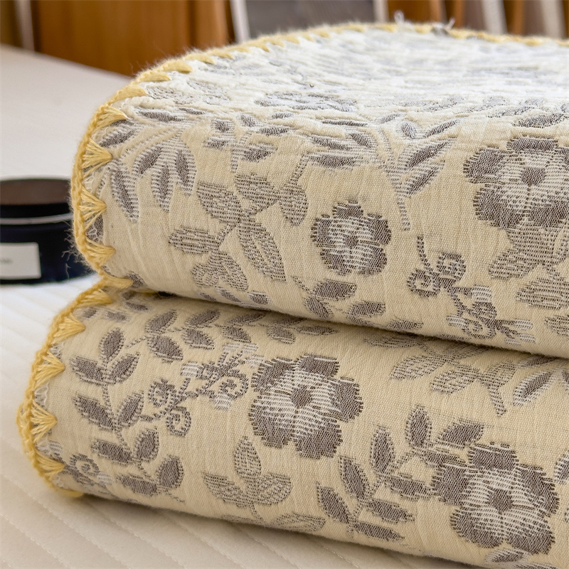Refresh Floral Three Layers Cotton Gauze Quilt - image 13