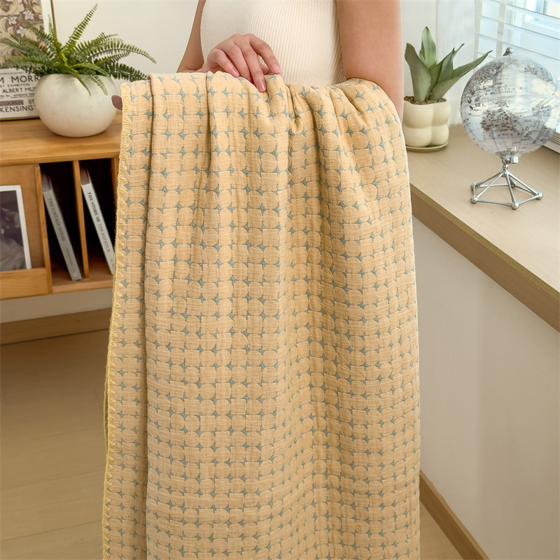 Breathable Three Layers Cotton Gauze Quilt