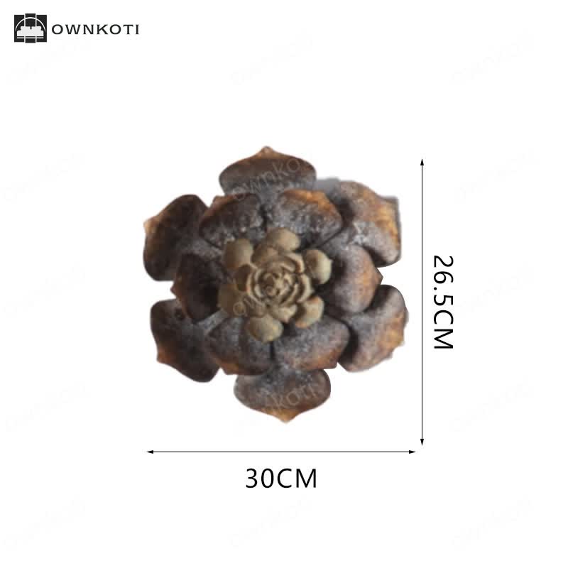 Vintage Iron Sunflower Wall Hanging Decor