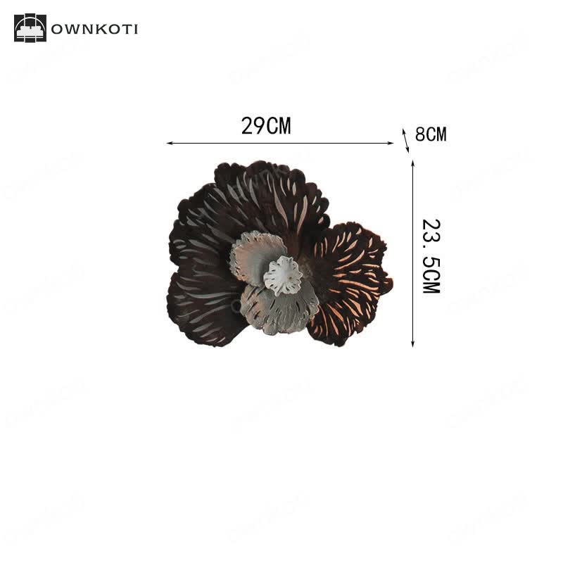 Vintage Iron Sunflower Wall Hanging Decor