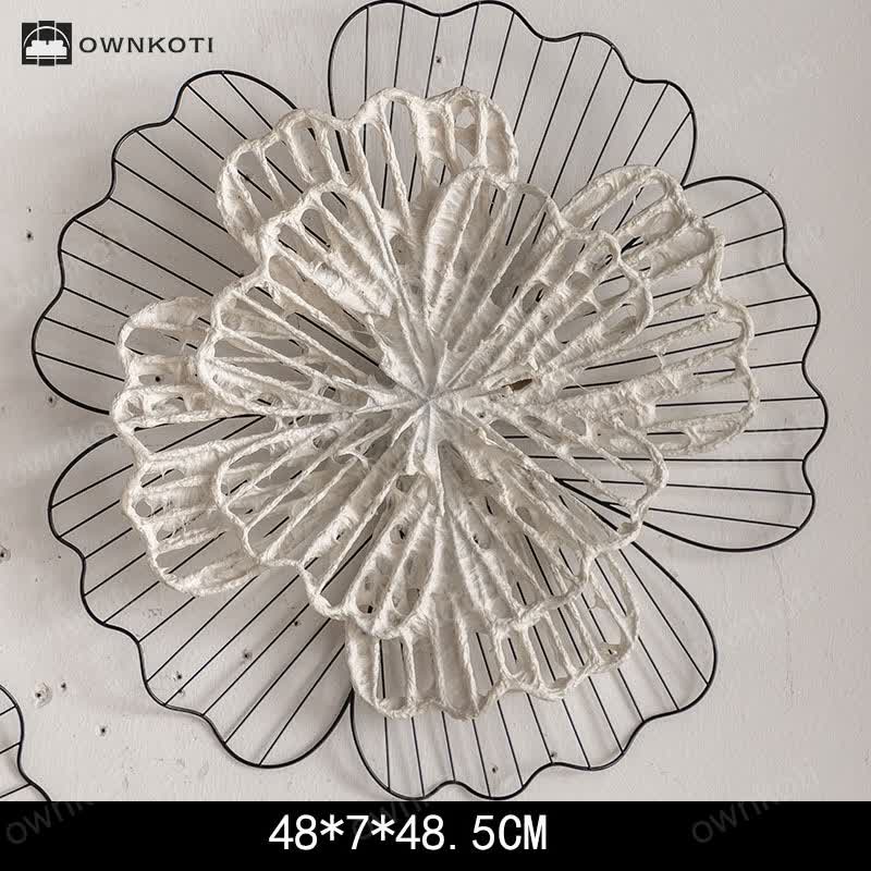 Vintage Iron Sunflower Wall Hanging Decor