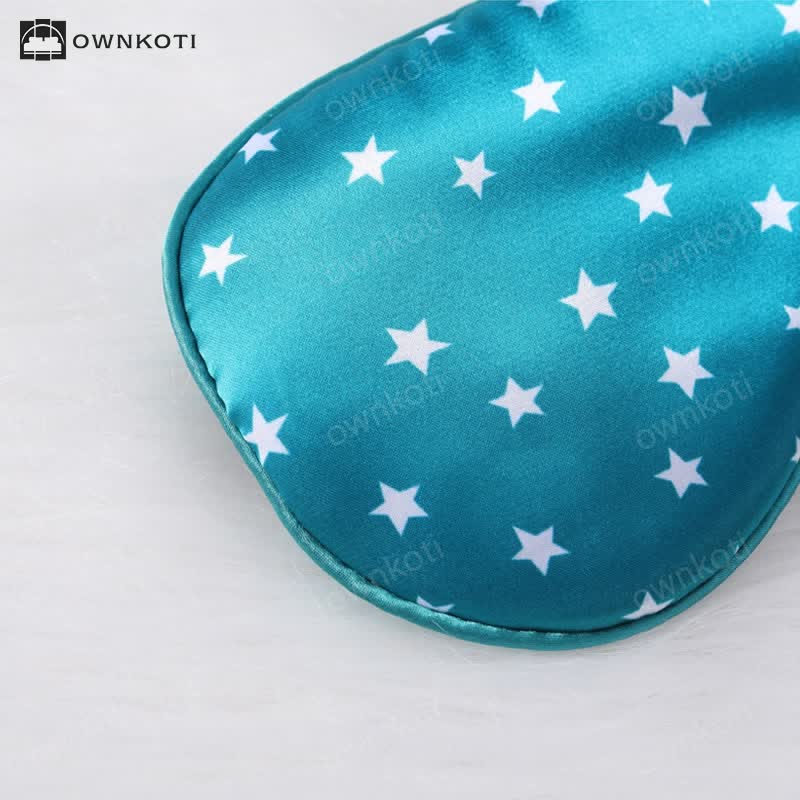 Star Imitation Silk Sleep Eye Mask