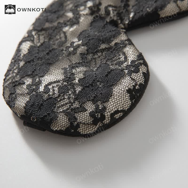 Elegant Lace Flower Eye Mask
