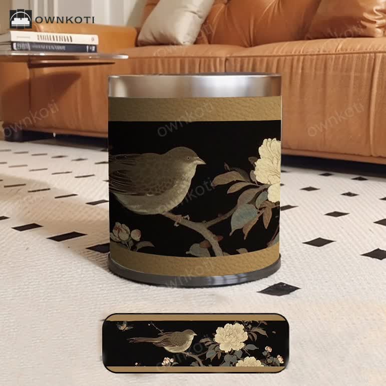 Rural Double Layer Large Capacity Trash Can