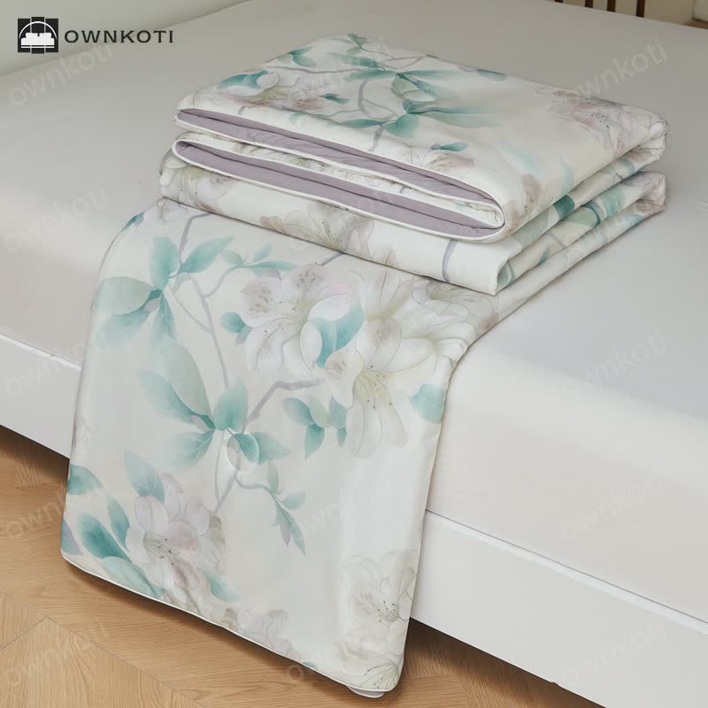 Refresh Floral Cooling Breathable Quilt