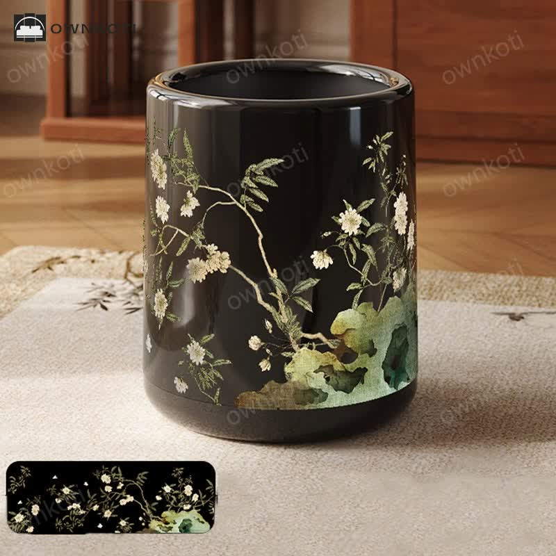 Pastoral Large Capacity Durable Trash Can