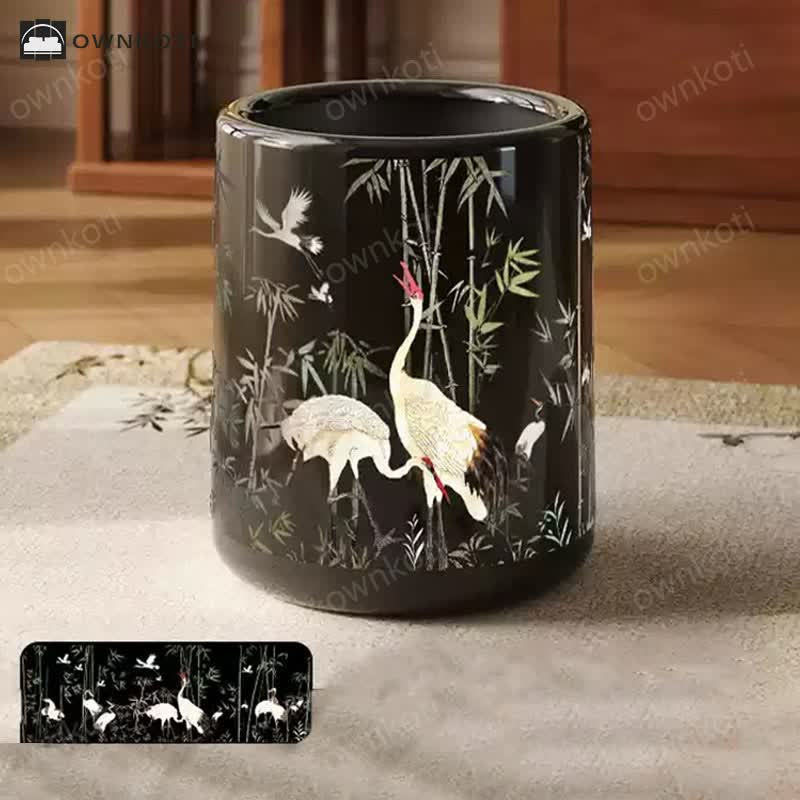 Pastoral Large Capacity Durable Trash Can