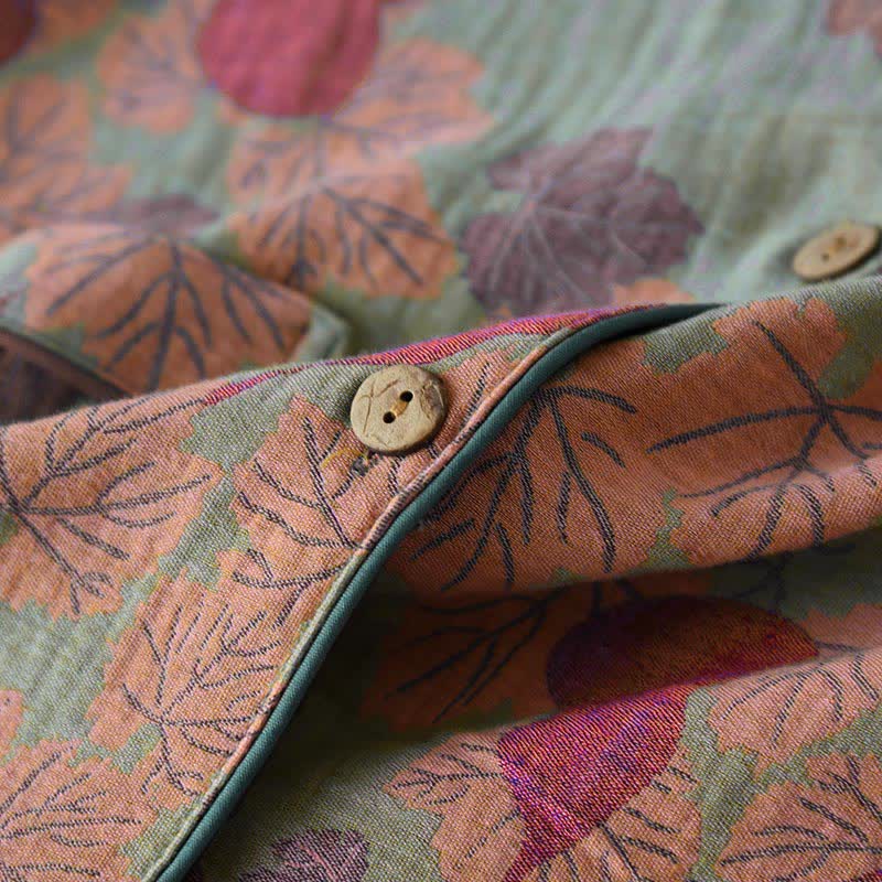 Gourd Pure Cotton Short Sleeves Pajama Set
