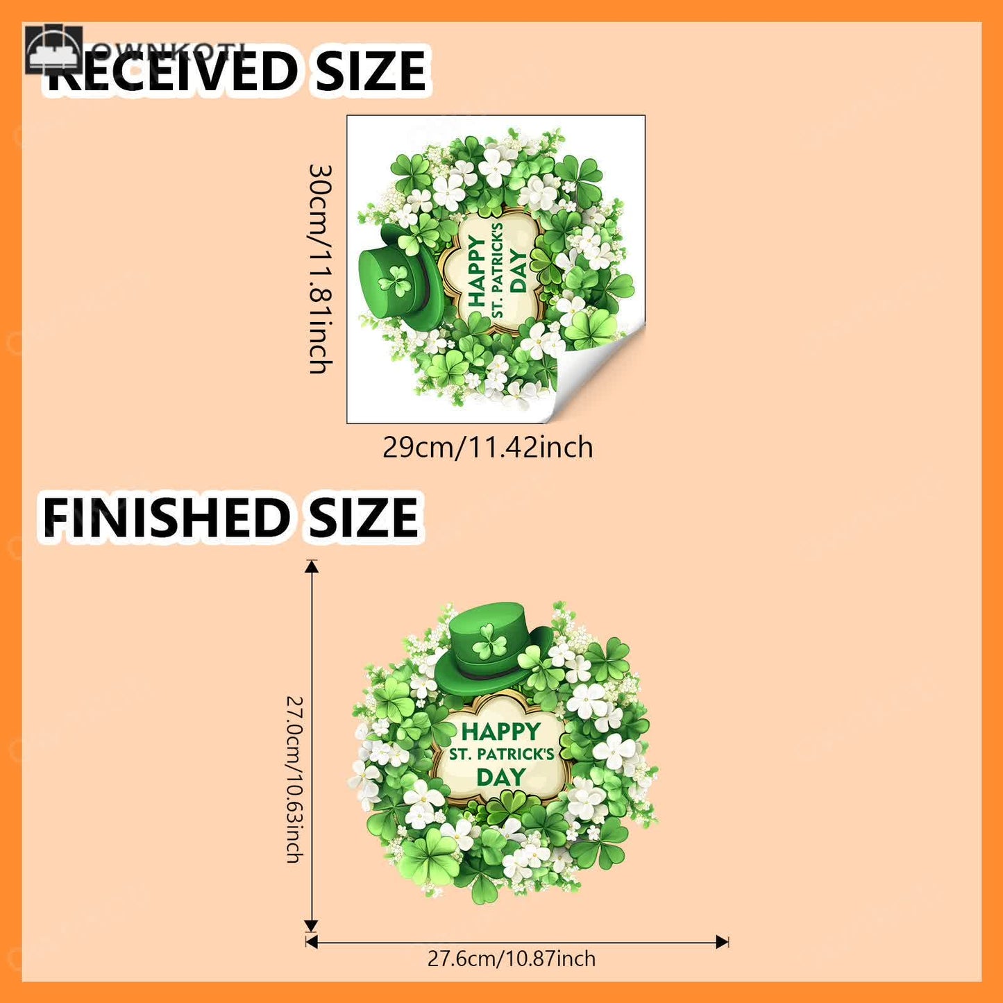 Happy St. Patrick's Day Party Wall Sticker