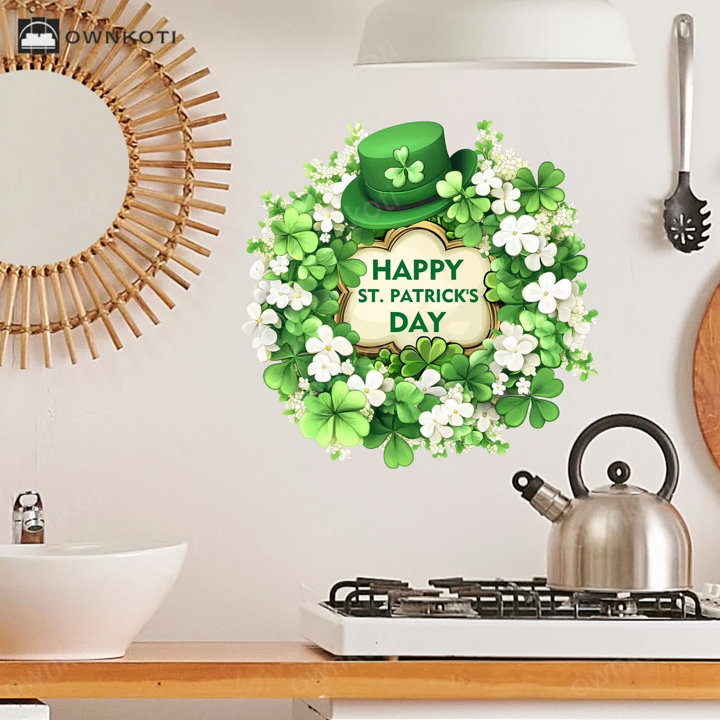 Happy St. Patrick's Day Party Wall Sticker