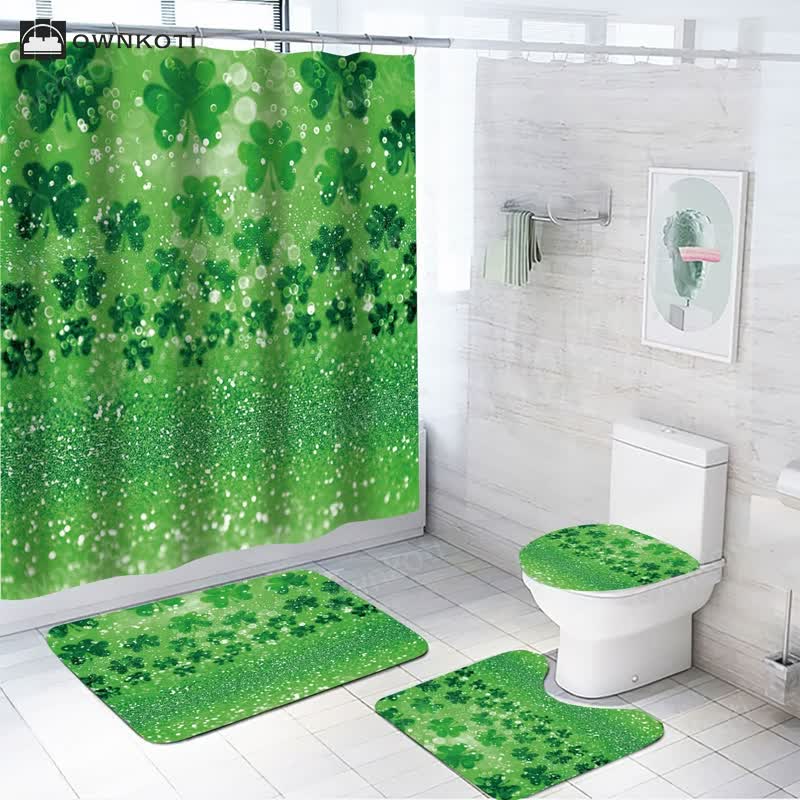 St. Patrick's Day Waterproof Shower Curtain