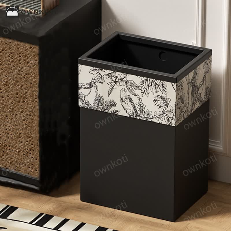 Rural Rectangular Large Capacity Trash Can
