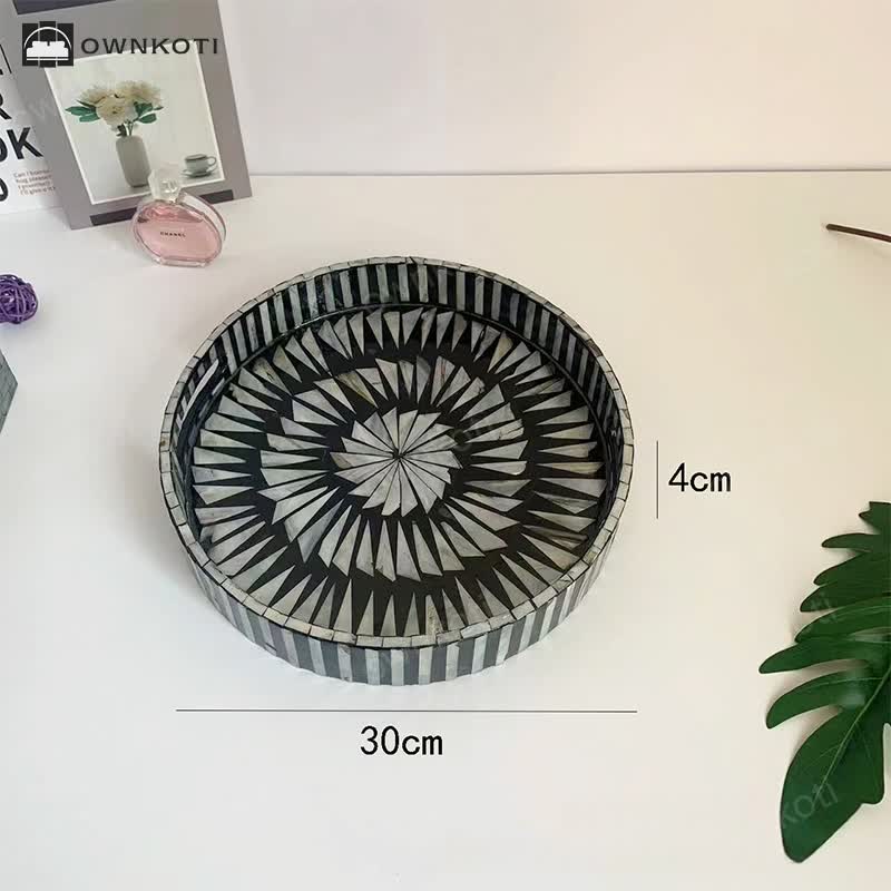 Light Luxury Shell Tea Dessert Tray