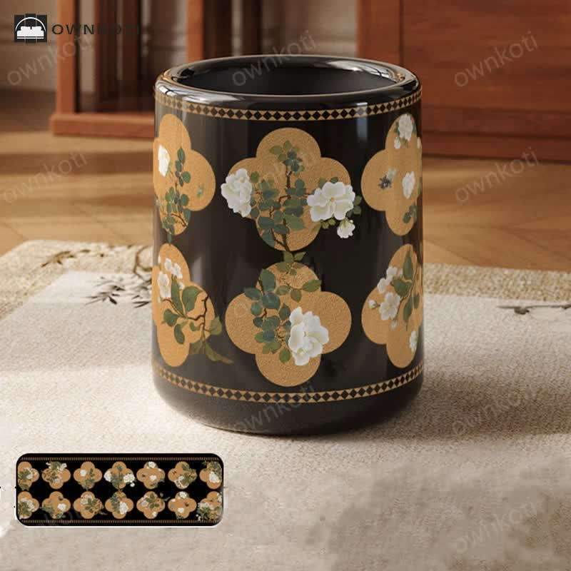 Double Layer Lidless Large Capacity Wastebasket