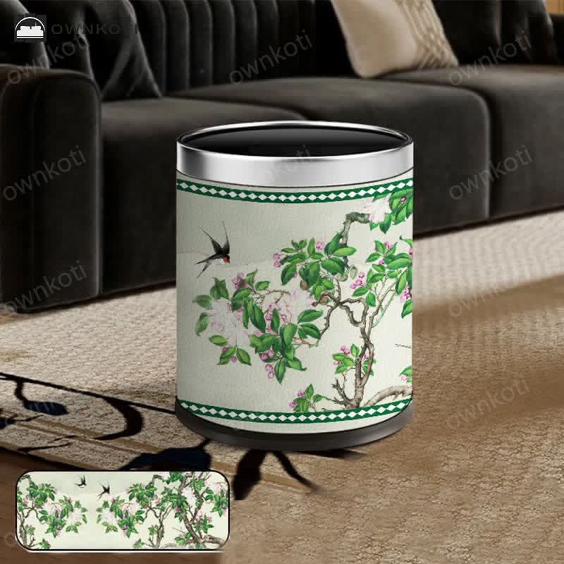 Rural Double Layer Durable Wastebasket