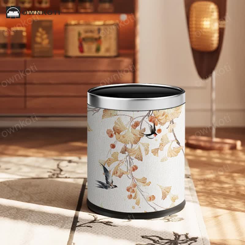 Rural Double Layer Durable Wastebasket