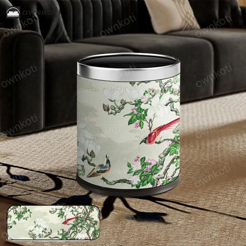 Rural Double Layer Durable Wastebasket