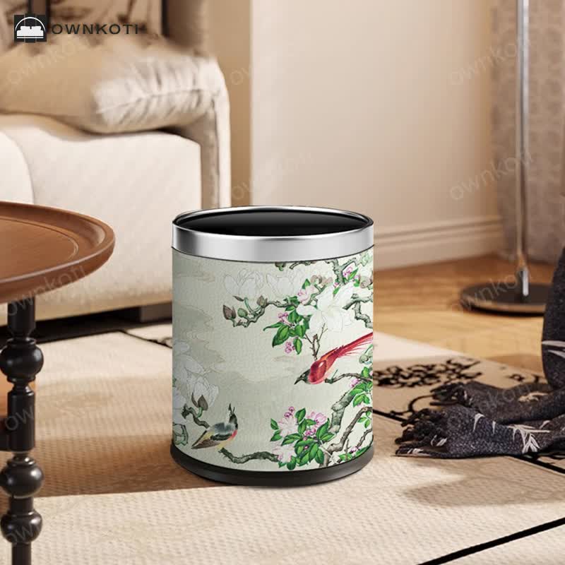 Rural Double Layer Durable Wastebasket