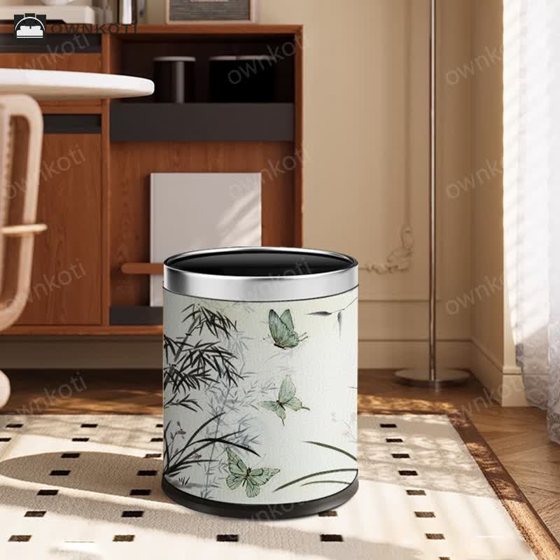 Rural Double Layer Durable Wastebasket