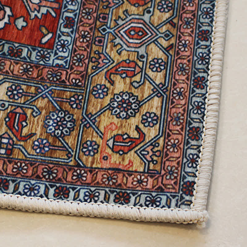 Ethnic Exotic Rectangular Decorative Floor Mat