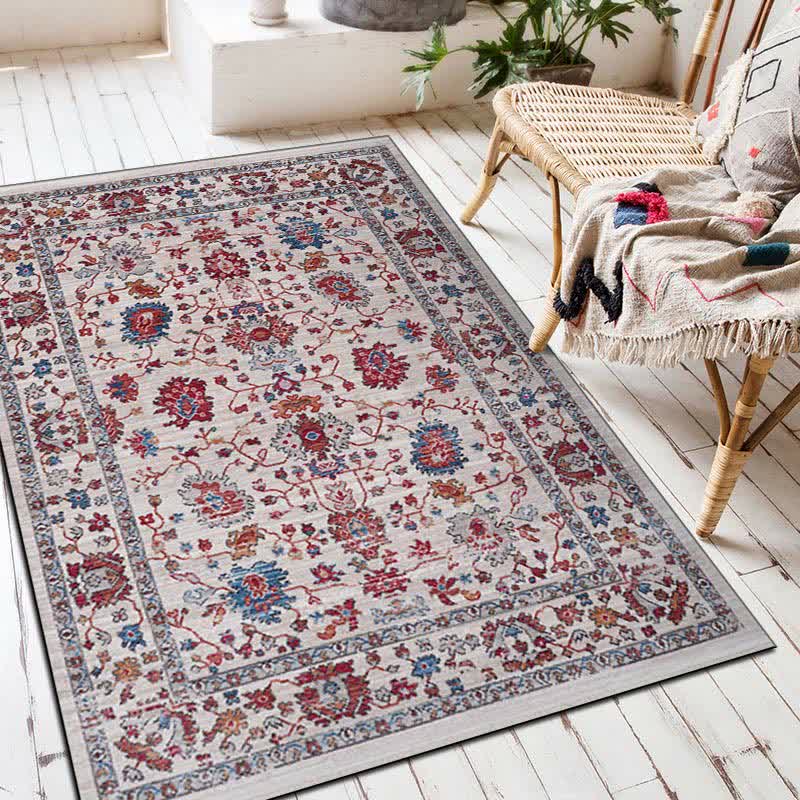 Ethnic Exotic Rectangular Decorative Floor Mat