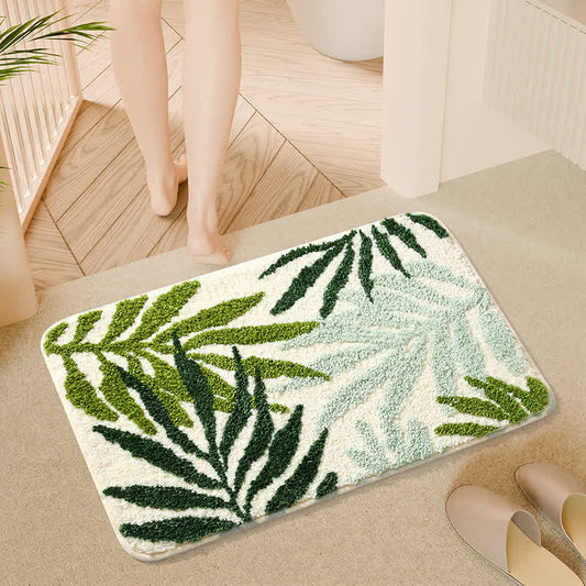 Cartoon Plant Water Absorbent Anti-Slip Floor Mat