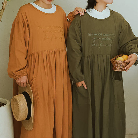 Long Sleeve Loose Breathable Kitchen Apron