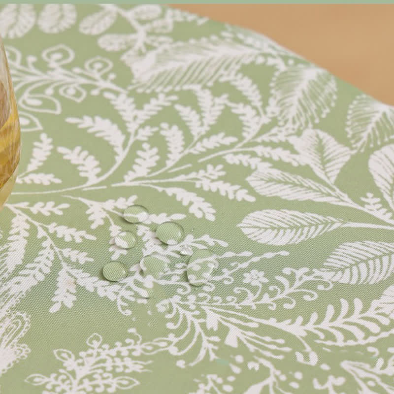 Rustic Fresh Waterproof Botanical Branches Tablecloth