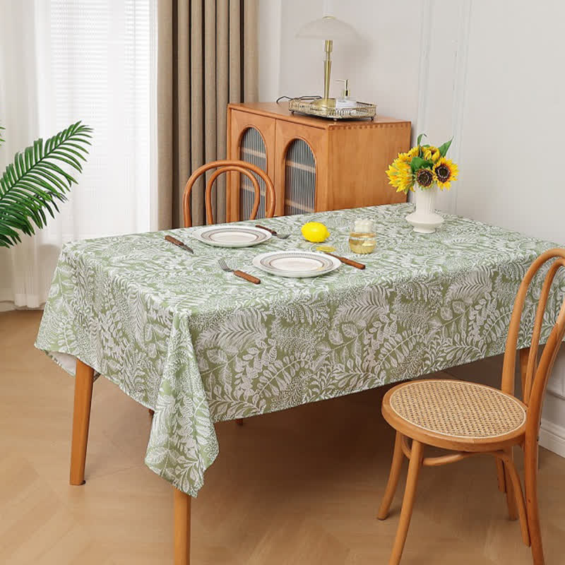 Rustic Fresh Waterproof Botanical Branches Tablecloth