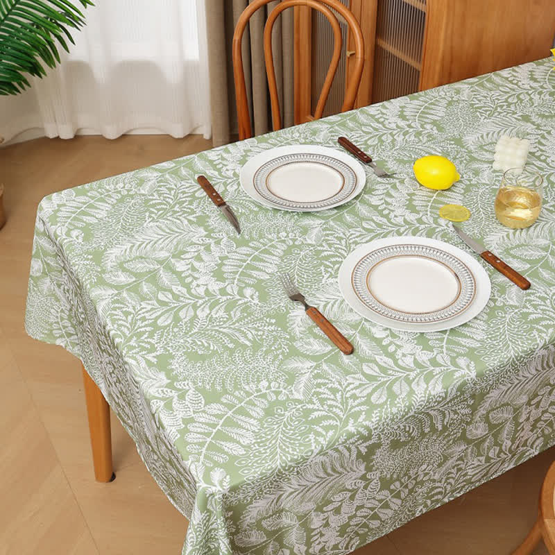 Rustic Fresh Waterproof Botanical Branches Tablecloth